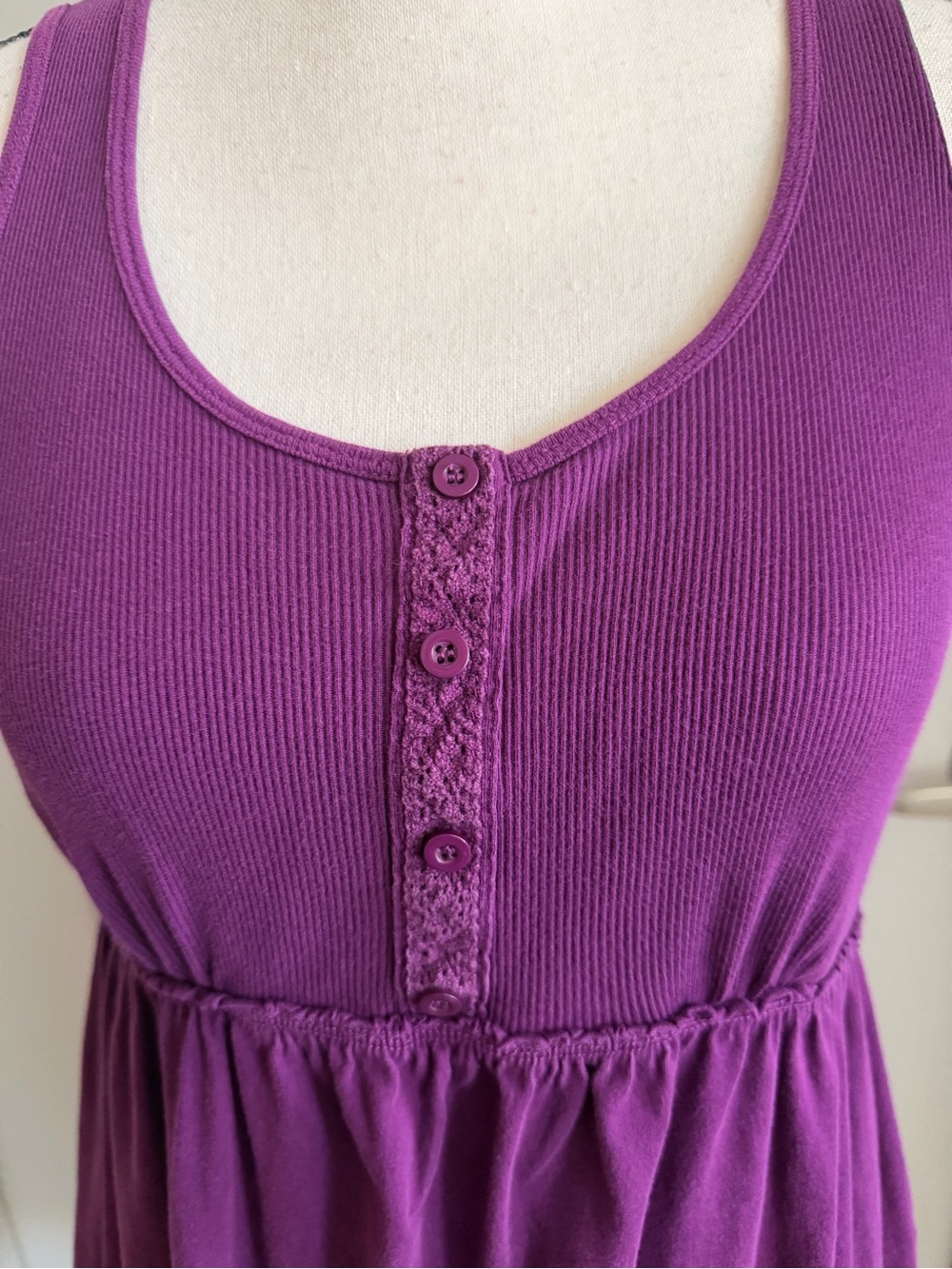 Motherhood Maternity Plum Sleeveless Scoop-Neck Dress - Picture 4 of 7